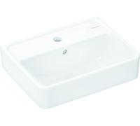 hansgrohe Xanuia Q lave-mains, 1 trou de robinetterie, avec trop-plein, 450x340mm, blanc, SmartClean, 61007450, 61007450