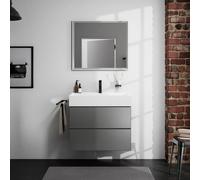 Specchio Hansgrohe Xarita E, illuminazione LED con sensore tattile capacitivo, 800x50x700mm, bianco opaco, riscaldamento a specchio, 54987700