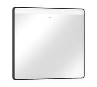 Hansgrohe Xarita Lite Q specchio, illuminazione LED orizzontale, 800x30x700mm, interruttore a parete, 54958, Colorazione: nero opaco