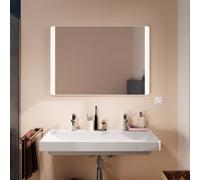 hansgrohe Xarita Lite Q miroir, illumination LED latérale, 1000x30x700mm, interrupteur mural, 54964700, 54964700, Colorazione: Bianco opaco