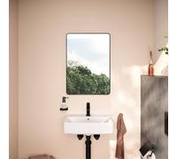 Hansgrohe Xarita Lite Q specchio, illuminazione LED orizzontale, 500x30x700mm, sensore IR, 54969, Colorazione: nero opaco