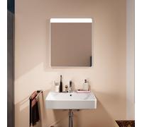 hansgrohe Xarita Lite Q miroir, éclairage LED horizontal, 600x30x700mm, capteur IR, 54970700, 54970700, Colorazione: Bianco opaco