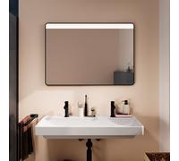 Hansgrohe Xarita Lite Q specchio, illuminazione LED orizzontale, 1000x30x700mm, sensore IR, 54972, Colorazione: nero opaco