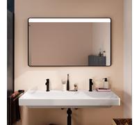 hansgrohe Xarita Lite Q miroir, illumination LED horizontale, 1200x30x700mm, capteur IR, 54973670, 54973670, Colorazione: nero opaco