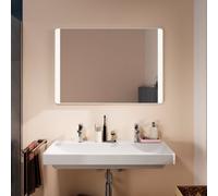 Hansgrohe Xarita Lite Q specchio, illuminazione LED verticale, 1000x30x700mm, sensore IR, 54977, Colorazione: Bianco opaco