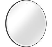 Hansgrohe Xarita Lite S specchio 90x90 cm rotonda con illuminazione con tappetino riscaldante nero 54980670