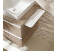 hansgrohe Xelu Q barra mensola per mobile sottolavabo, 54144700, Xelu Q bianco opaco/chiaro [Mobili da Bagno > Accessori per Mobili da Bagno]