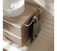 hansgrohe Xelu Q barra portasciugamani per mobile sottolavabo, 54143700, Xelu Q bianco opaco [Mobili da Bagno > Accessori per Mobili da Bagno]