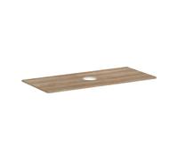 hansgrohe Xelu Q console con foro centrale, 1180x550, per lavabo da appoggio, senza foro per rubinetto, 54115, Colorazione: Natura di quercia