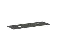 Mobile Lavabo Bagno Hansgrohe Xelu Q 2 fori per lavello ø 32 mm 1560x550mm Grigio Diamante Opaco