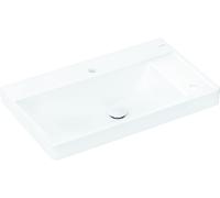hansgrohe Xelu Q lavabo à poser, 2 trous pour robinet, tablette à droite, sans trop-plein, SmartClean, avec vidage, 800x480mm, 61028450, 61028450