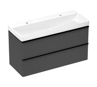 hansgrohe Xelu Q lavabo doppio, 61042450, Xelu Q bianco [Ceramica da Bagno > Lavabi Doppi]