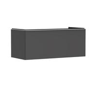 hansgrohe Xelu Q meuble sous-lavabo, 1180x550, 1 tiroir, pour consoles avec vasque à poser, poli, 54063700, 54063700, Colorazione: Mobili Grigio diamante opaco/maniglia bianco opaco