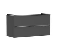 hansgrohe Xelu Q Meuble sous-lavabo, 1180x475, 2 tiroirs, pour lavabo, 54036000, 54036000, Colorazione: Mobili Grigio diamante opaco/maniglia cromata