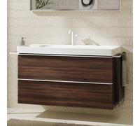hansgrohe Xelu Q Meuble sous-lavabo, 1180x475, 2 tiroirs, pour lavabo, 54038700, 54038700, Colorazione: Mobili Noce scuro/Manico bianco opaco