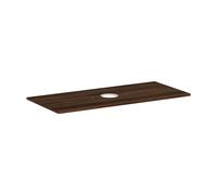 hansgrohe Xelu Q Console avec découpe au centre, 1180x550, pour vasque à poser, sans trou pour robinet, 54115630, 54115630, Colorazione: Noce Scuro