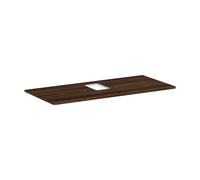 hansgrohe Xelu Q Console avec découpe au centre, 1180x550, pour vasque à poser, avec trou pour robinet, 54122630, 54122630, Colorazione: Noce Scuro