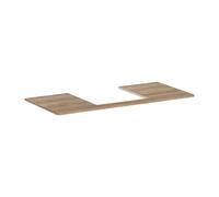 hansgrohe Xelu Q Console avec découpe au centre, 1180x500x480, pour vasque à poser, polie, 54096230, 54096230, Colorazione: Rovere Natura