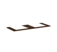 hansgrohe Xelu Q Console avec 2 découpes, 1360x550, pour vasque à poser, polie, 54099630, 54099630, Colorazione: Noce Scuro