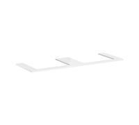 hansgrohe Xelu Q console con 2 aperture, 1560x550, per lavabo da appoggio 600x480mm, lucido, 54112, Colorazione: Bianco lucido