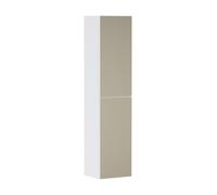 hansgrohe Xevolos E Armoire haute, charnière de porte à droite, 400x360x1760mm, 54221390, 54221390, Colorazione: Corpo bianco opaco, frontale con texture bronzo