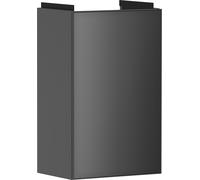 hansgrohe Xevolos E Armoire sous lavabo, 1 porte, charnières à droite, 340x245x555mm, pour lave-mains, 54171770, 54171770, Colorazione: Struttura grigio ardesia opaco, frontale grigio ardesia metalliz