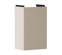 hansgrohe Xevolos E Armoire sous lavabo, 1 porte, charnières à gauche, 340x245x555mm, pour lave-mains, 54167390, 54167390, Colorazione: Cassa beige sabbia opaco, frontale bronzo testurizzato