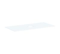 hansgrohe Xevolos E Console 1180/550 avec découpe au centre pour vasque à poser sans trou de robinetterie, 54330700, 54330700, Colorazione: Bianco opaco