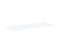 hansgrohe Xevolos E Console 1370/550 avec découpe à droite pour vasque à poser sans trou de robinetterie, 54334700, 54334700, Colorazione: Bianco opaco