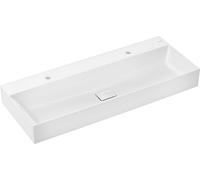 hansgrohe Xevolos E lavabo à poser, sans trop-plein, poncé, SmartClean, 1200x480mm, avec vidage, blanc, 61106450, 61106450, Versione: 2 fori per rubinetto