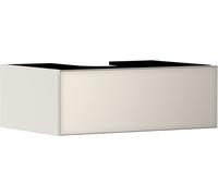 hansgrohe Xevolos E meuble sous lavabo, 1 tiroir, 1 découpe au centre, 780x550x275mm, pour console avec vasque à poser, 54311790, 54311790, Colorazione: Carcassa beige sabbia opaco, frontale beige sab