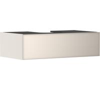 hansgrohe Xevolos E meuble sous lavabo, 1 tiroir, 1 découpe au centre, 980x550x275mm, pour console avec vasque à poser, 54314790, 54314790, Colorazione: Carcassa beige sabbia opaco, frontale beige sab