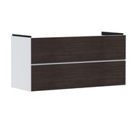 hansgrohe Xevolos E Meuble sous-lavabo, 2 tiroirs, SoftClose, 1180x475x555mm, pour lavabo, 54184730, 54184730, Colorazione: Carcassa bianca opaca, frontale in rovere scuro