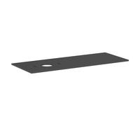 hansgrohe Xilesa E Console avec découpe à gauche pour lavabo à poser, sans trou pour robinetterie, 1375x550x16mm, 54278760, 54278760, Colorazione: Grigio ardesia opaco