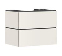 hansgrohe Xilesa E meuble sous-lavabo, 2 tiroirs, pour console découpe au centre, 780x550x620mm, 54299780, 54299780, Colorazione: Beige sabbia opaco