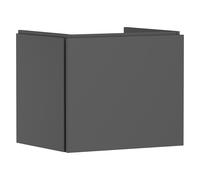 hansgrohe Xilesa E meuble sous-lavabo pour lavabos, 1 tiroir, 580x470x500mm, 54253760, 54253760, Colorazione: Grigio ardesia opaco