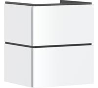 hansgrohe Xilesa E meuble sous-lavabo pour lavabos, 2 tiroirs, 530x470x620mm, 54252700, 54252700, Colorazione: Bianco opaco