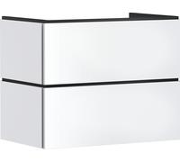 hansgrohe Xilesa E meuble sous-lavabo pour lavabos, 2 tiroirs, 780x470x620mm, 54260700, 54260700, Colorazione: Bianco opaco