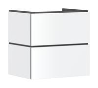 hansgrohe Xilesa E Meuble sous-lavabo pour lavabos, 2 tiroirs PushOpen, 630x470x620mm, 54294700, 54294700, Colorazione: Bianco opaco