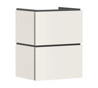 hansgrohe Xilesa E meuble sous-lavabo pour lave-mains, 2 tiroirs, 480x380x620mm, 54248780, 54248780, Colorazione: Beige sabbia opaco