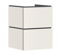 hansgrohe Xilesa E meuble sous-lavabo pour lave-mains, 2 tiroirs, 480x470x620mm, 54250780, 54250780, Colorazione: Beige sabbia opaco