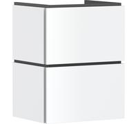 hansgrohe Xilesa E Meuble sous-lavabo pour lave-mains, 2 tiroirs PushOpen, 480x380x620mm, 54290700, 54290700, Colorazione: Bianco opaco