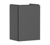 hansgrohe Xilesa E Meuble sous-lavabo pour lave-mains, charnière de porte à gauche, 430x330x620mm, 54245760, 54245760, Colorazione: Grigio ardesia opaco