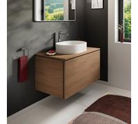 hansgrohe Xilesa E meuble sous-lavabo, 1 tiroir, pour console découpe au centre, 980x550x500mm, 54266550, 54266550, Colorazione: Quercia cashmere