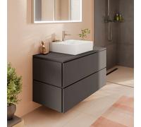 hansgrohe Xilesa E mobile per top, 2 scomparti estraibili, 54303760, Xilesa E [Mobili da Bagno > Mobili Lavabo]