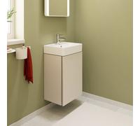 hansgrohe Xilesa E Meuble sous-lavabo pour lave-mains, charnière de porte à droite, 430x330x620mm, 54246780, 54246780, Colorazione: Beige sabbia opaco