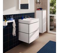 hansgrohe Xilesa E Meuble sous-lavabo pour lavabos, 2 tiroirs PushOpen, 630x470x620mm, 54294700, 54294700, Colorazione: Bianco opaco