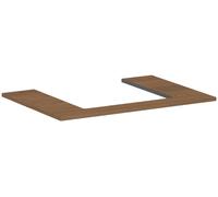 Hansgrohe Xilesa E piano sopra armadietto 78x55 cm rovere 54269550