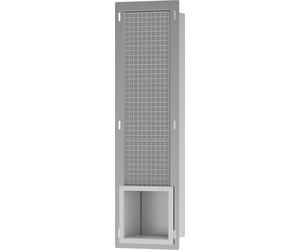 hansgrohe XtraStoris Original Support de papier toilette, à encastrer, avec réservoir pour 6 rouleaux, 140x140x682mm, 56058700, 56058700, Colorazione: Bianco opaco