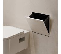 hansgrohe XtraStoris Rock, da incasso, sportello piastrellabile, 390x100x390 mm, capacità 4 litri, 56089, Colorazione: Bianco opaco